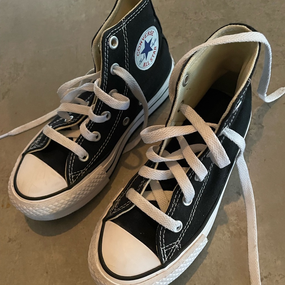 Kids converse platforms… great condition. Worn few times only. Child outgrew